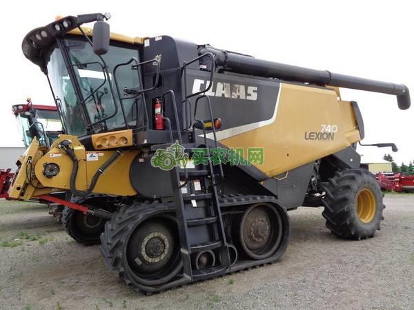 进口二手2011年克拉斯LEXION 740TT联合收割机