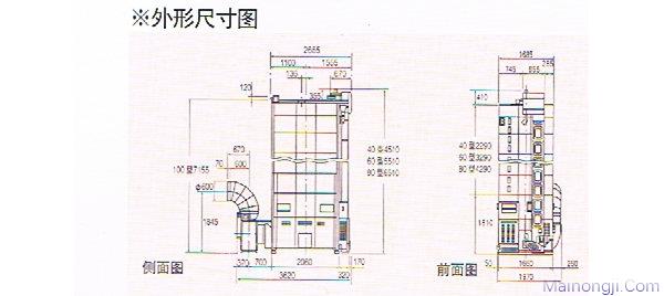 江苏三喜SM-60循环谷物干燥机